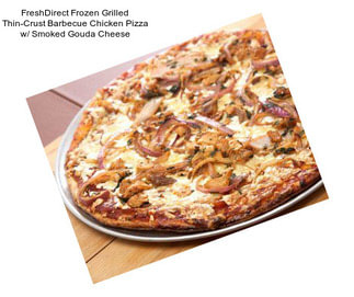 FreshDirect Frozen Grilled Thin-Crust Barbecue Chicken Pizza w/ Smoked Gouda Cheese