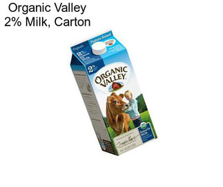 Organic Valley 2% Milk, Carton