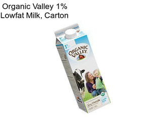 Organic Valley 1% Lowfat Milk, Carton
