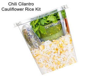 Chili Cilantro Cauliflower Rice Kit