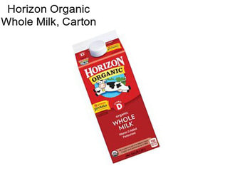 Horizon Organic Whole Milk, Carton