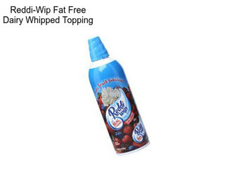 Reddi-Wip Fat Free Dairy Whipped Topping