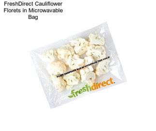 FreshDirect Cauliflower Florets in Microwavable Bag