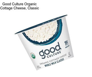 Good Culture Organic Cottage Cheese, Classic