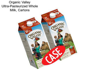 Organic Valley Ultra-Pasteurized Whole Milk, Cartons