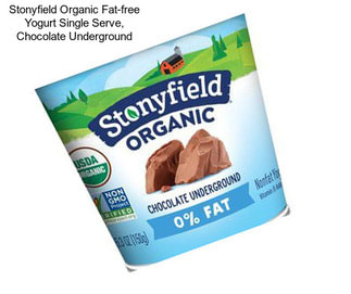 Stonyfield Organic Fat-free Yogurt Single Serve, Chocolate Underground