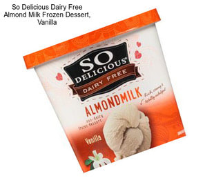 So Delicious Dairy Free Almond Milk Frozen Dessert, Vanilla