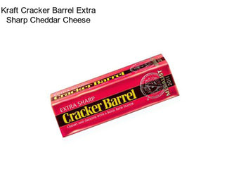 Kraft Cracker Barrel Extra Sharp Cheddar Cheese