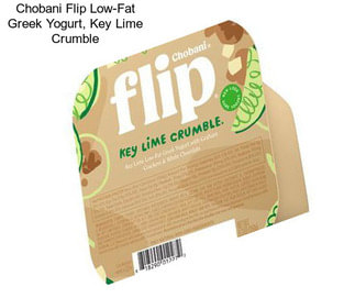Chobani Flip Low-Fat Greek Yogurt, Key Lime Crumble