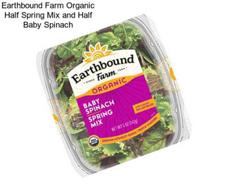 Earthbound Farm Organic Half Spring Mix and Half Baby Spinach