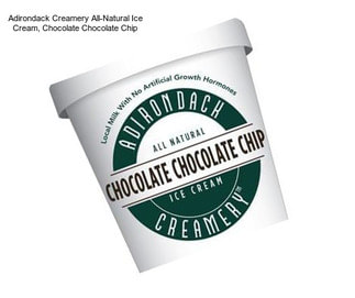Adirondack Creamery All-Natural Ice Cream, Chocolate Chocolate Chip