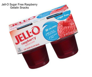 Jell-O Sugar Free Raspberry Gelatin Snacks