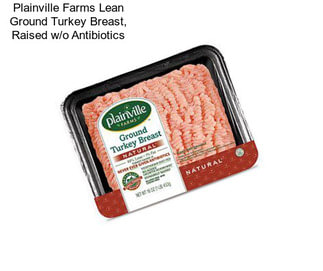 Plainville Farms Lean Ground Turkey Breast, Raised w/o Antibiotics