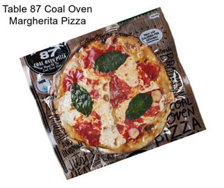 Table 87 Coal Oven Margherita Pizza