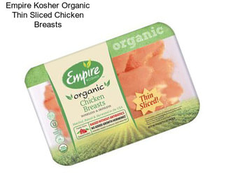 Empire Kosher Organic Thin Sliced Chicken Breasts