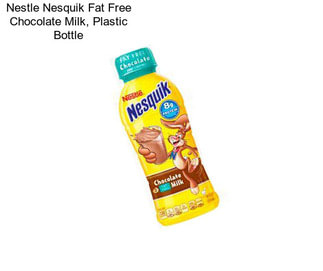 Nestle Nesquik Fat Free Chocolate Milk, Plastic Bottle