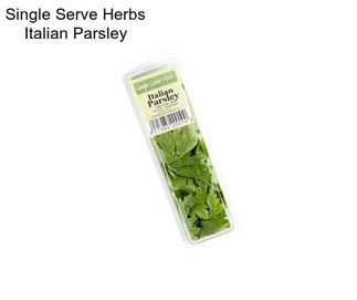 Single Serve Herbs Italian Parsley