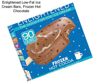 Enlightened Low-Fat Ice Cream Bars, Frozen Hot Chocolate