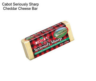 Cabot Seriously Sharp Cheddar Cheese Bar