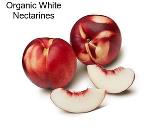 Organic White Nectarines