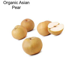 Organic Asian Pear