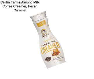 Califia Farms Almond Milk Coffee Creamer, Pecan Caramel