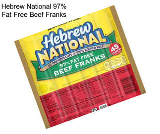 Hebrew National 97% Fat Free Beef Franks