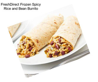 FreshDirect Frozen Spicy Rice and Bean Burrito