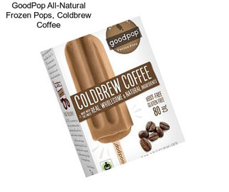 GoodPop All-Natural Frozen Pops, Coldbrew Coffee