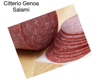 Citterio Genoa Salami