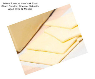 Adams Reserve New York Extra Sharp Cheddar Cheese, Naturally Aged Over 12 Months