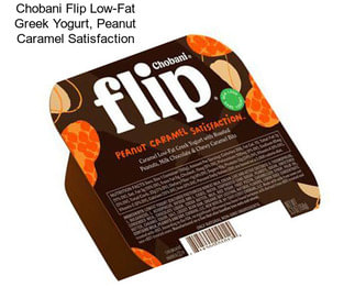 Chobani Flip Low-Fat Greek Yogurt, Peanut Caramel Satisfaction