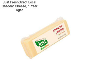 Just FreshDirect Local Cheddar Cheese, 1 Year Aged