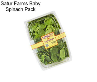Satur Farms Baby Spinach Pack