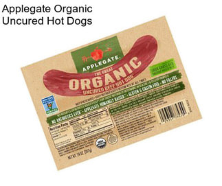 Applegate Organic Uncured Hot Dogs