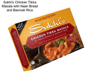 Sukhi\'s Chicken Tikka Masala with Naan Bread and Basmati Rice