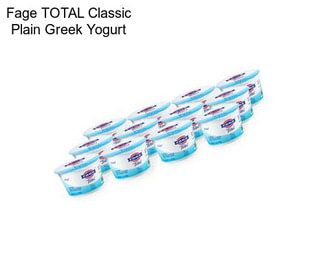 Fage TOTAL Classic Plain Greek Yogurt