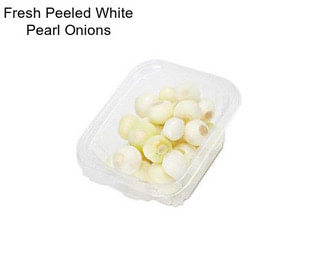 Fresh Peeled White Pearl Onions