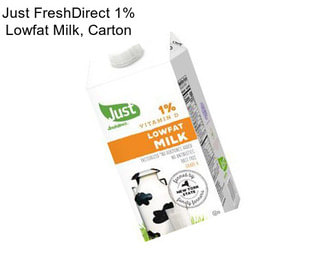 Just FreshDirect 1% Lowfat Milk, Carton