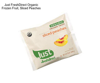Just FreshDirect Organic Frozen Fruit, Sliced Peaches