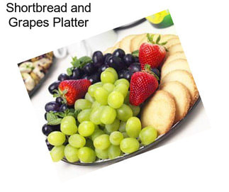 Shortbread and Grapes Platter
