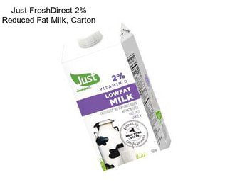 Just FreshDirect 2% Reduced Fat Milk, Carton