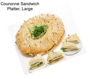 Couronne Sandwich Platter, Large