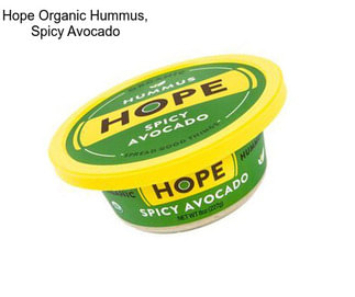 Hope Organic Hummus, Spicy Avocado