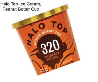 Halo Top Ice Cream, Peanut Butter Cup