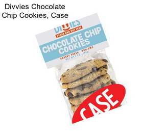 Divvies Chocolate Chip Cookies, Case