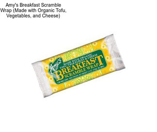 Amy\'s Breakfast Scramble Wrap (Made with Organic Tofu, Vegetables, and Cheese)
