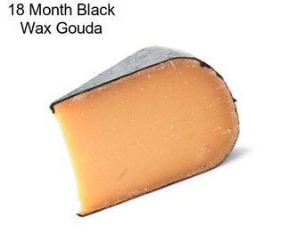 18 Month Black Wax Gouda