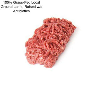 100% Grass-Fed Local Ground Lamb, Raised w/o Antibiotics