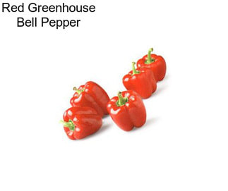 Red Greenhouse Bell Pepper